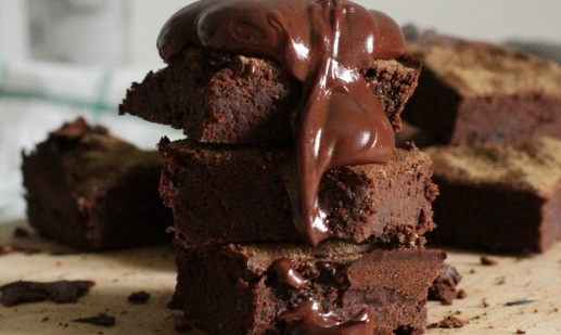 Brownie moelleux au chocolat à base de chocolat de savoie noir